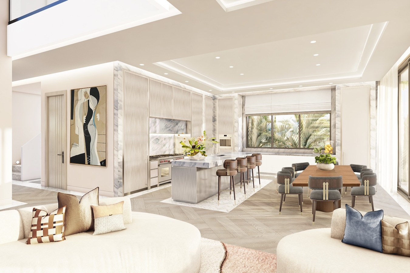 The home has 8,300 square feet of living space, plus outdoor entertainment space. (Argent Design)