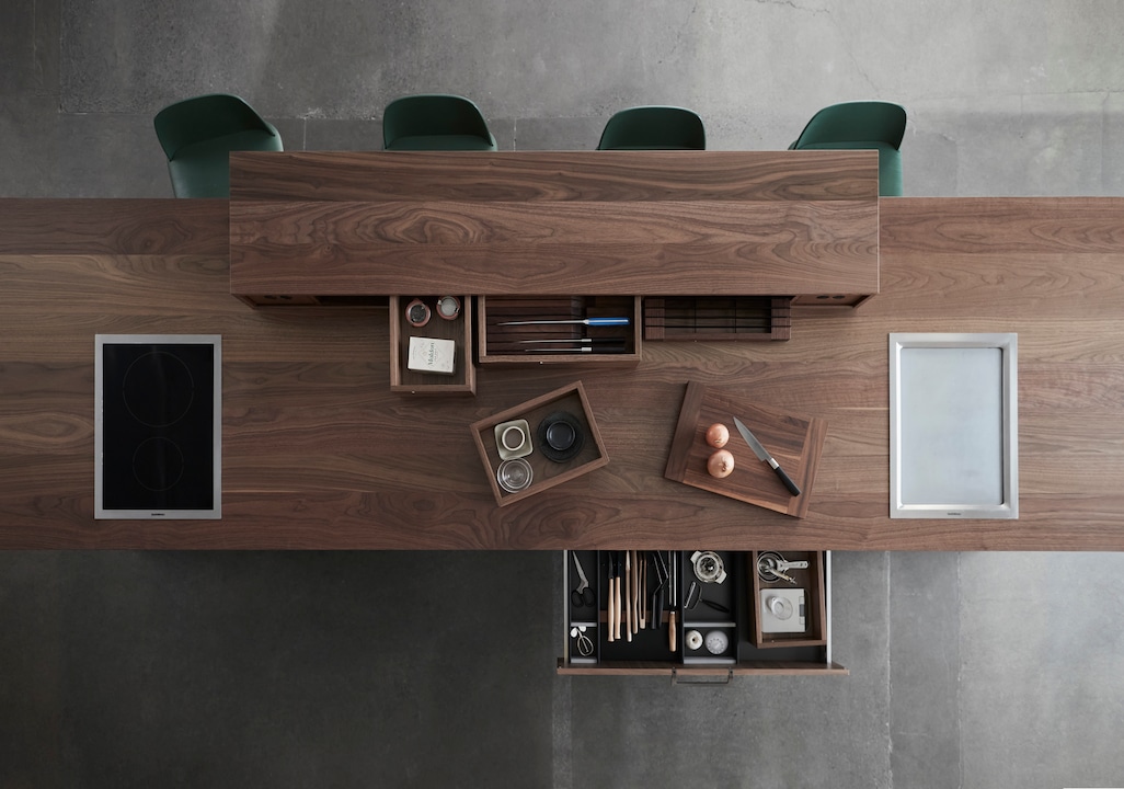 Homeowners are thinking more about how their kitchen organization can work for them. (Henrybuilt)