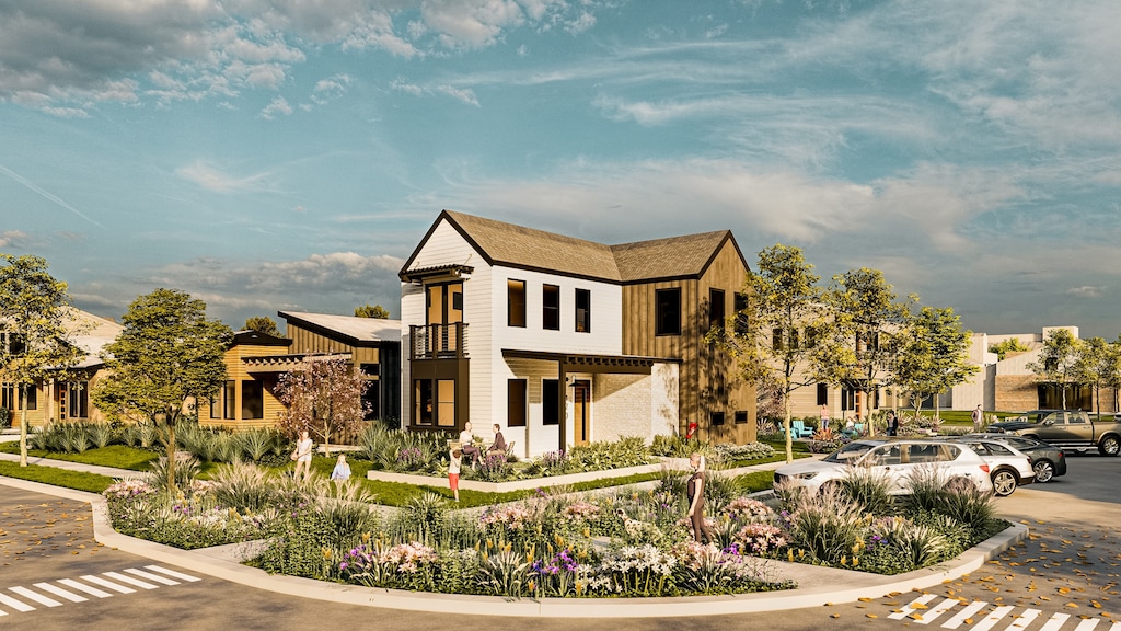Dahlin has emphasized designs for 800-square-foot homes in a Texas market used to much larger houses. (CultivateLAND)