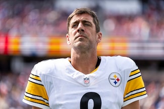 Aaron Rodgers played with the Green Bay Packers staring in 2005 through the 2022 season. (Getty Images)