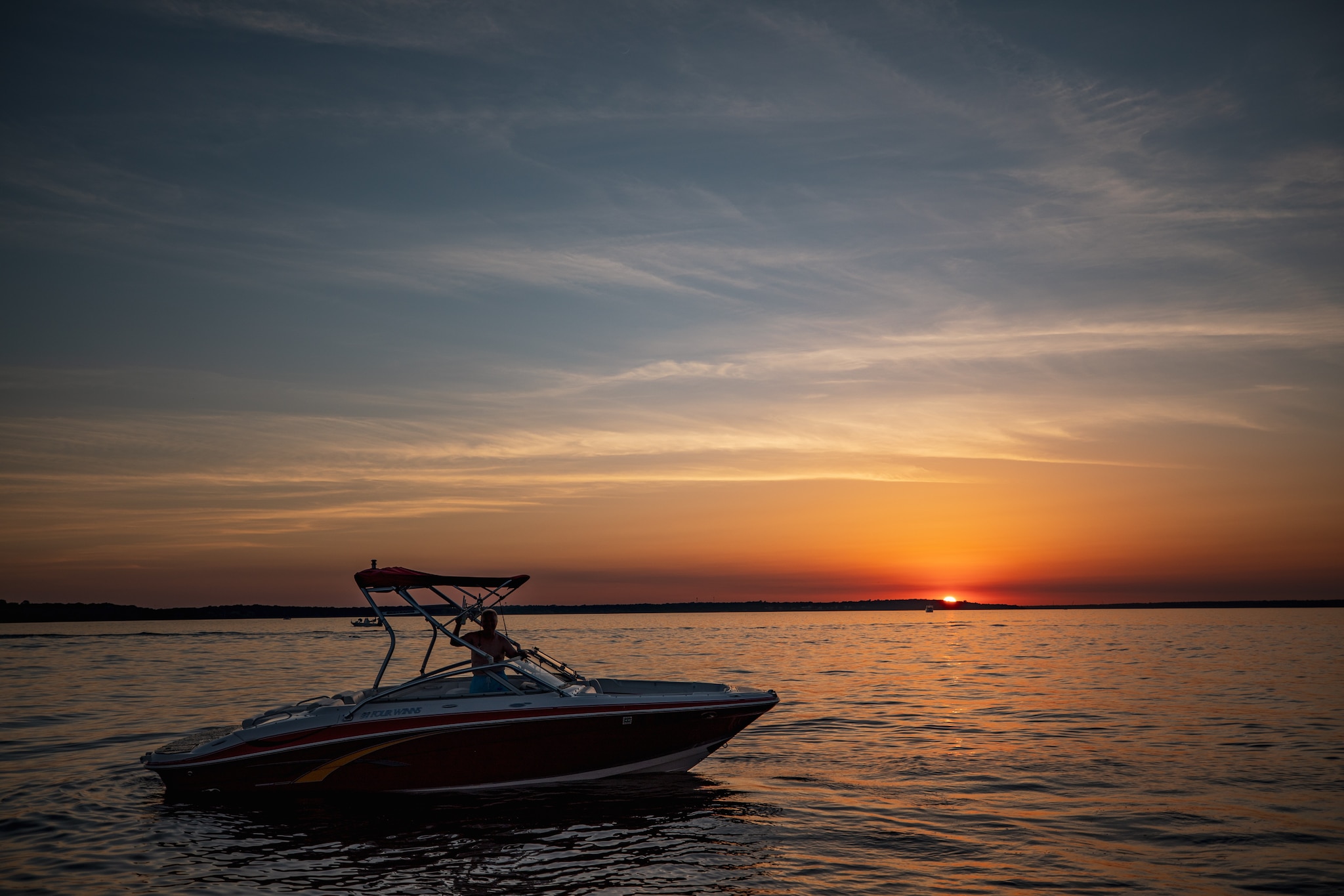 Lake Texoma, above, is the centerpiece of the Preston Harbor development in Denison, Texas. (City of Denison)