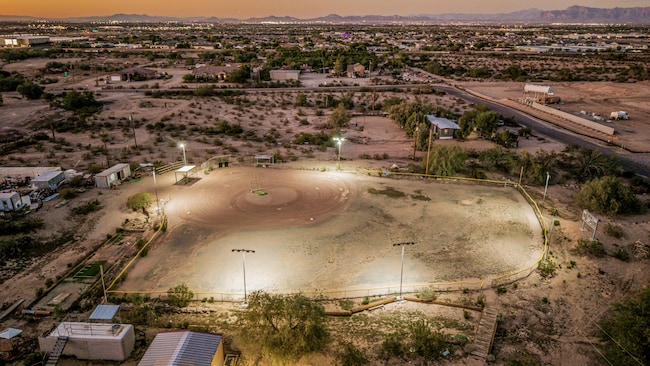Frisbie Field was started as a project for Clint Frisbie to build a better baseball field for his son. It became a neighborhood staple for little league baseball. (Steele Nash)