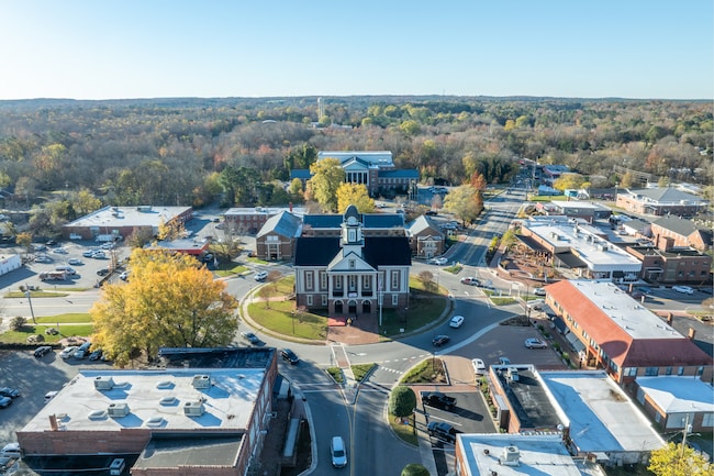 Pittsboro, North Carolina, located about 45 minutes west of Raleigh, has a population of 4,500-plus, according to the 2020 U.S. Census. (William Neary/CoStar)