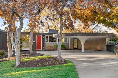 Utah's Eduard Dreier-designed Gore House has a distinctive mushroom carport. (Colton Marsala)