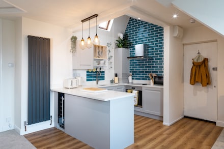 When staging your home, remove family pictures, clear the countertops and deodorize. (Getty Images)