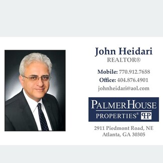 JOHN HEIDARI Real Estate Agent - Atlanta Communities